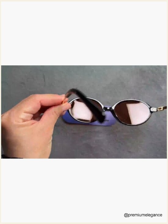 Trendy Oval Retro Vintage Sunglasses for Women Men VL9903